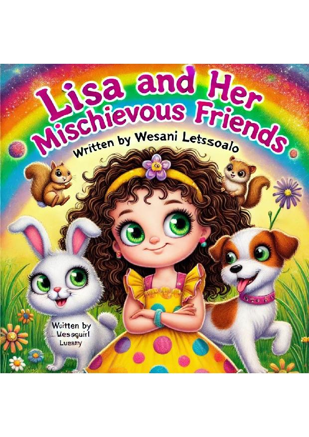 Lisa and Her Mischievous Friends Illustration